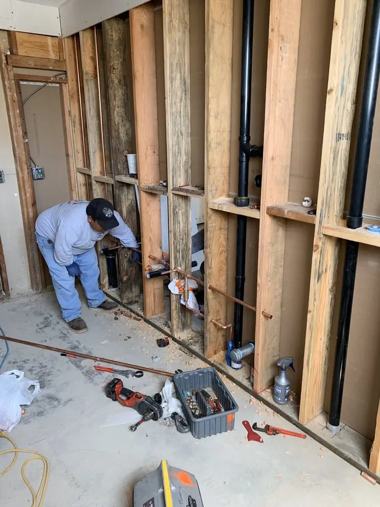 Commercial rough-in plumbing for Gas Line Repair in West Mahwah